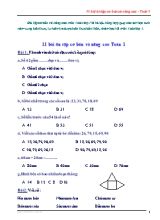 11 Bài ôn tập cơ bản và nâng cao Toán 1